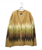 Needlesニードルズ）の古着「Mohair Cardigan - Zigzag/カーディガン」｜ブラウン