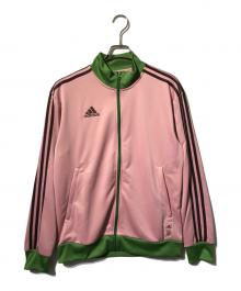 adidas（アディダス）の古着「トラックジャケット/３ラインジャケット」｜ピンク