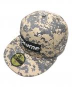 SUPREME×New Era×MLBシュプリーム×ニューエラ×エムエルビー）の古着「チームズ ボックスロゴ ピッツバーグ パイレーツ キャップ」｜グレー×ベージュ
