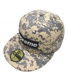 SUPREME×New Era×MLB（シュプリーム×ニューエラ×エムエルビー）の古着「チームズ ボックスロゴ ピッツバーグ パイレーツ キャップ」｜グレー×ベージュ