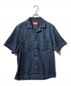 DIESELディーゼル）の古着「D-PAROSHORTデニムシャツ」｜インディゴ