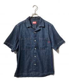 DIESEL（ディーゼル）の古着「D-PAROSHORTデニムシャツ」｜インディゴ