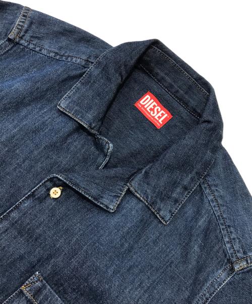 DIESEL（ディーゼル）DIESEL (ディーゼル) D-PAROSHORTデニムシャツ インディゴ サイズ:Sの古着・服飾アイテム