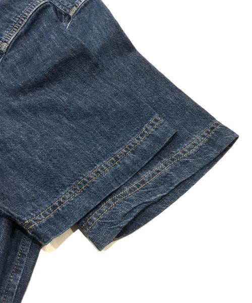 DIESEL（ディーゼル）DIESEL (ディーゼル) D-PAROSHORTデニムシャツ インディゴ サイズ:Sの古着・服飾アイテム