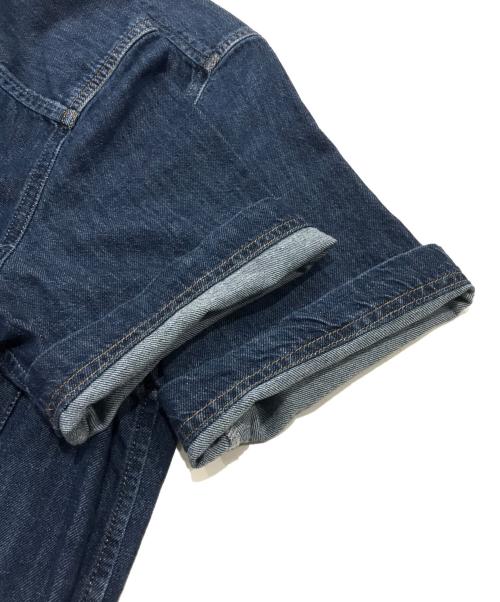 DIESEL（ディーゼル）DIESEL (ディーゼル) D-PAROSHORTデニムシャツ インディゴ サイズ:Sの古着・服飾アイテム