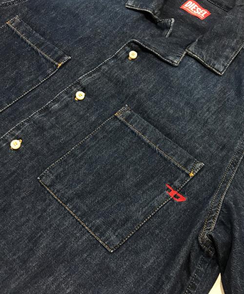 DIESEL（ディーゼル）DIESEL (ディーゼル) D-PAROSHORTデニムシャツ インディゴ サイズ:Sの古着・服飾アイテム