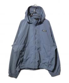 WIND AND SEA（ウィンダンシー）の古着「BIG LOGO SHELL PARKA」｜ブルー