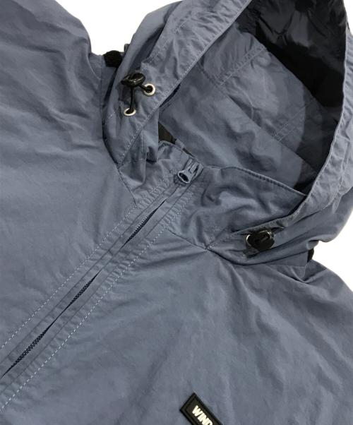 WIND AND SEA（ウィンダンシー）WIND AND SEA (ウィンダンシー) BIG LOGO SHELL PARKA ブルー サイズ:XLの古着・服飾アイテム