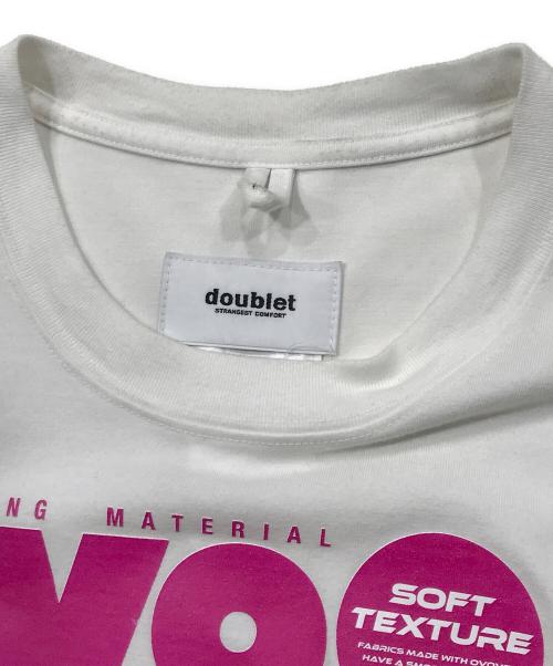 doublet（ダブレット）doublet (ダブレット) プリントTシャツ ホワイト サイズ:Ｌの古着・服飾アイテム