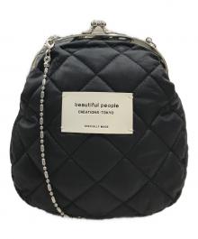 beautiful people×ARKnets（ビューティフルピープル×アークネッツ）の古着「別注 kilt clasp shoulder pouch」｜ブラック