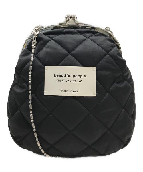 beautiful people（ビューティフルピープル）beautiful people (ビューティフルピープル) ARKNETS (アークネッツ) 別注 kilt clasp shoulder pouch ブラックの古着・服飾アイテム