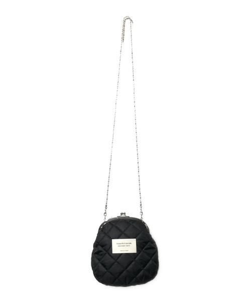 beautiful people（ビューティフルピープル）beautiful people (ビューティフルピープル) ARKNETS (アークネッツ) 別注 kilt clasp shoulder pouch ブラックの古着・服飾アイテム