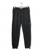 STONE ISLANDストーンアイランド）の古着「スウェットジョガーパンツ/スウェットパンツ」｜ブラック