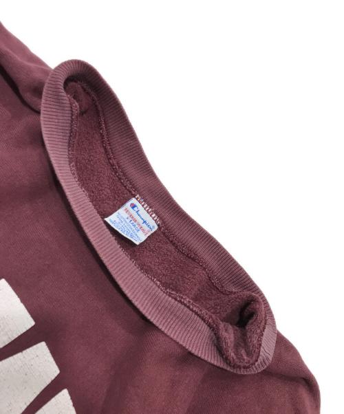Champion（チャンピオン）Champion (チャンピオン) 90’S カレッジロゴリバースウィーブスウェット バーガンディー サイズ:XLの古着・服飾アイテム