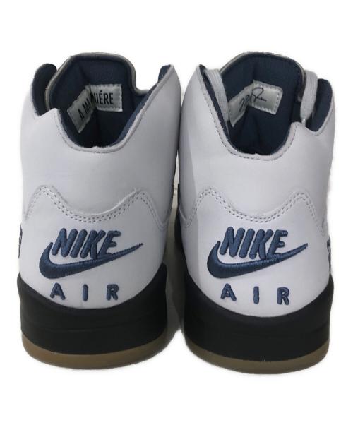 NIKE（ナイキ）NIKE (ナイキ) ウィメンズ エアジョーダン 5 レトロ SP グレー×ベージュ サイズ:26.5の古着・服飾アイテム