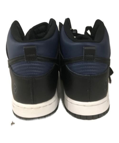 NIKE（ナイキ）NIKE (ナイキ) FRAGMENT DESIGN (フラグメントデザイン) ダンク ハイ ネイビー×ブラック サイズ:26.0の古着・服飾アイテム