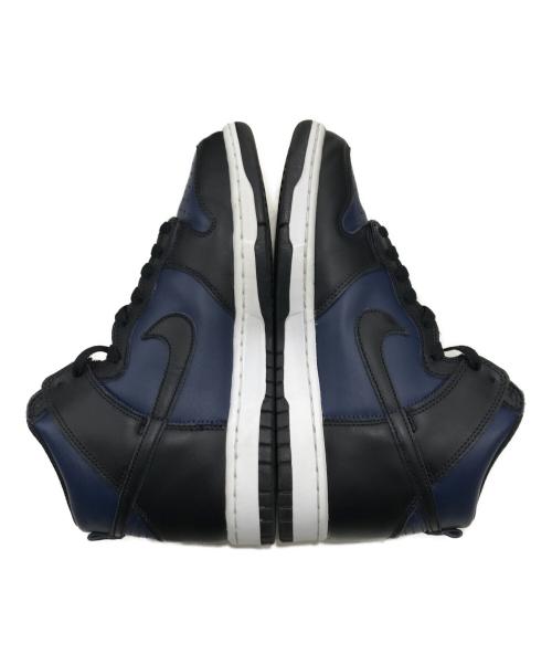 NIKE（ナイキ）NIKE (ナイキ) FRAGMENT DESIGN (フラグメントデザイン) ダンク ハイ ネイビー×ブラック サイズ:26.0の古着・服飾アイテム