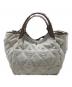 EMPORIO ARMANI (エンポリオ アルマーニ) ロゴキルティングバッグ/2WAYバッグ ベージュ：10000円
