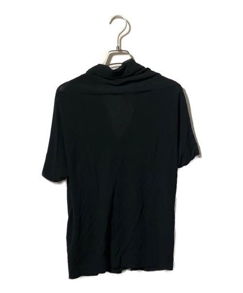 yohji yamamoto+noir（ヨウジヤマモトプリュスノアール）yohji yamamoto+noir (ヨウジヤマモトプリュスノアール) 半袖カーディガン ブラック サイズ:2の古着・服飾アイテム
