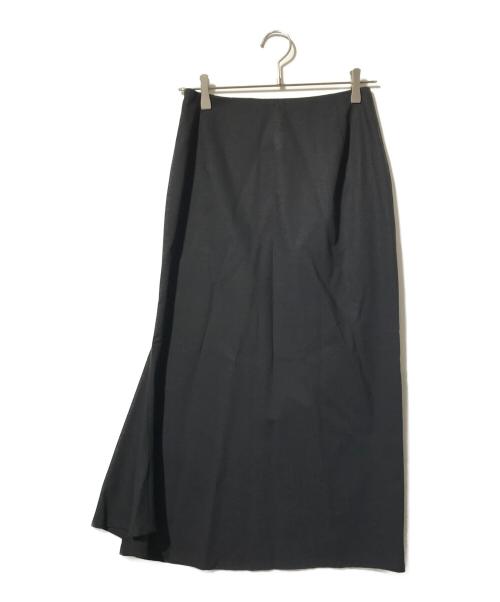 YOHJI YAMAMOTO（ヨウジヤマモト）YOHJI YAMAMOTO (ヨウジヤマモト) ウール変形スカート ブラック サイズ:1の古着・服飾アイテム