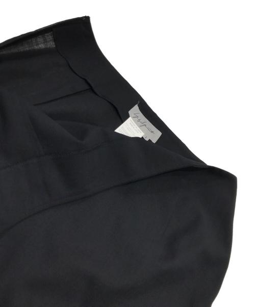 YOHJI YAMAMOTO（ヨウジヤマモト）YOHJI YAMAMOTO (ヨウジヤマモト) ウール変形スカート ブラック サイズ:1の古着・服飾アイテム