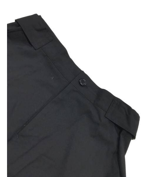 YOHJI YAMAMOTO（ヨウジヤマモト）YOHJI YAMAMOTO (ヨウジヤマモト) サイドベルトウールパンツ ブラック サイズ:1の古着・服飾アイテム
