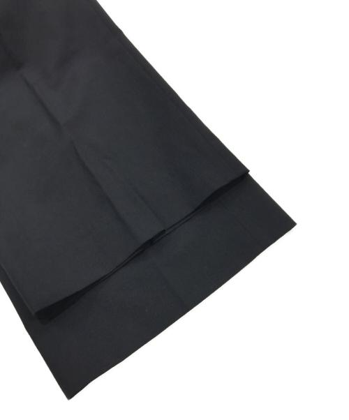 YOHJI YAMAMOTO（ヨウジヤマモト）YOHJI YAMAMOTO (ヨウジヤマモト) サイドベルトウールパンツ ブラック サイズ:1の古着・服飾アイテム