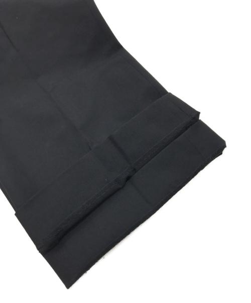 YOHJI YAMAMOTO（ヨウジヤマモト）YOHJI YAMAMOTO (ヨウジヤマモト) サイドベルトウールパンツ ブラック サイズ:1の古着・服飾アイテム