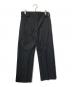 YOHJI YAMAMOTO (ヨウジヤマモト) サイドベルトウールパンツ ブラック サイズ:1：13000円