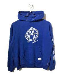 NEIGHBORHOOD×ANARCHIC ADJUSTMENT（ネイバーフッド×アナーキック・アジャストメント）の古着「プリントパーカー」｜ブルー