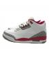 NIKE (ナイキ) エア ジョーダン 3 Cardinal Red/スニーカー ホワイト×レッド サイズ:27.0㎝ 未使用品：20000円
