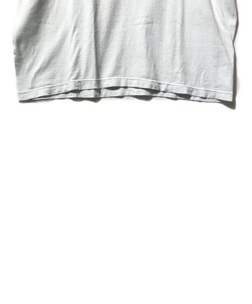 stussy（ステューシー）stussy (ステューシー) 音符スカルSロゴプリントTシャツ スカイブルー サイズ:Lの古着・服飾アイテム
