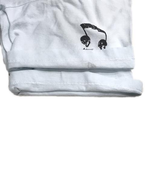 stussy（ステューシー）stussy (ステューシー) 音符スカルSロゴプリントTシャツ スカイブルー サイズ:Lの古着・服飾アイテム