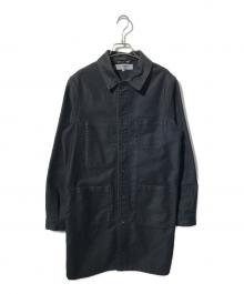 GOOD DESIGN SHOP COMME des GARCONS（グッドデザインショップ コムデギャルソン）の古着「バックプリントコットンコート」｜ブラック