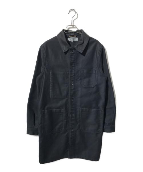 GOOD DESIGN SHOP COMME des GARCONS（グッドデザインショップ コムデギャルソン）GOOD DESIGN SHOP COMME des GARCONS (グッドデザインショップ コムデギャルソン) バックプリントコットンコート ブラック サイズ:Sの古着・服飾アイテム