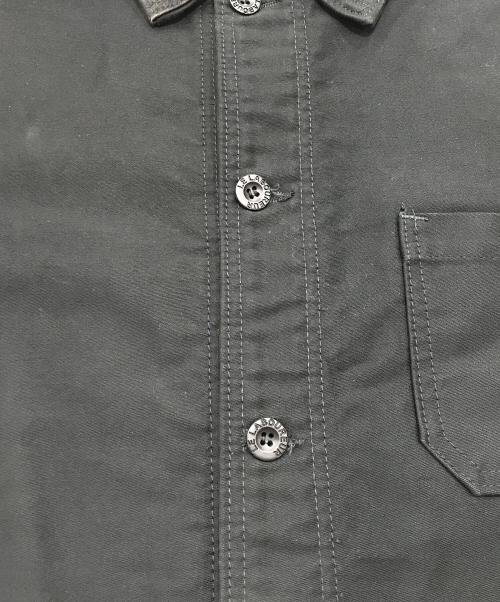 GOOD DESIGN SHOP COMME des GARCONS（グッドデザインショップ コムデギャルソン）GOOD DESIGN SHOP COMME des GARCONS (グッドデザインショップ コムデギャルソン) バックプリントコットンコート ブラック サイズ:Sの古着・服飾アイテム