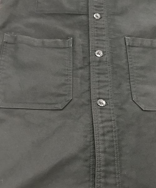 GOOD DESIGN SHOP COMME des GARCONS（グッドデザインショップ コムデギャルソン）GOOD DESIGN SHOP COMME des GARCONS (グッドデザインショップ コムデギャルソン) バックプリントコットンコート ブラック サイズ:Sの古着・服飾アイテム