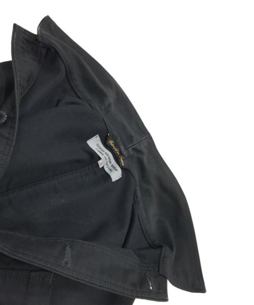 GOOD DESIGN SHOP COMME des GARCONS（グッドデザインショップ コムデギャルソン）GOOD DESIGN SHOP COMME des GARCONS (グッドデザインショップ コムデギャルソン) バックプリントコットンコート ブラック サイズ:Sの古着・服飾アイテム