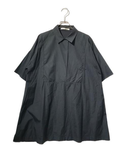 Acne studios（アクネ ストゥディオズ）ACNE STUDIOS (アクネ ストゥディオズ) ビッグプルオーバーシャツ ブラック サイズ:32の古着・服飾アイテム