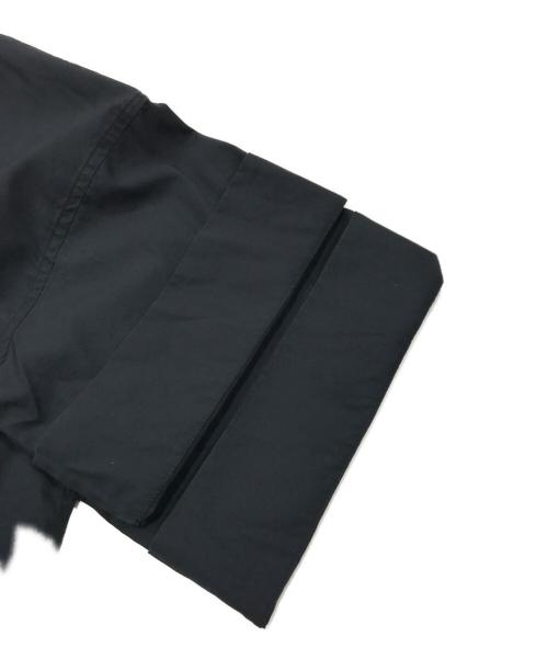 Acne studios（アクネ ストゥディオズ）ACNE STUDIOS (アクネ ストゥディオズ) ビッグプルオーバーシャツ ブラック サイズ:32の古着・服飾アイテム