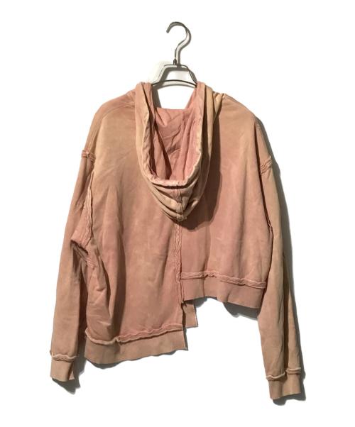 DIESEL（ディーゼル）DIESEL (ディーゼル) F-MIKKY プルオーバーパーカー ピンク サイズ:Sの古着・服飾アイテム
