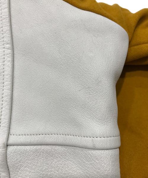 DIESEL（ディーゼル）DIESEL (ディーゼル) W-EURNE ワッペンスタジャン ブラウン×ホワイト サイズ:SIZE XXSの古着・服飾アイテム