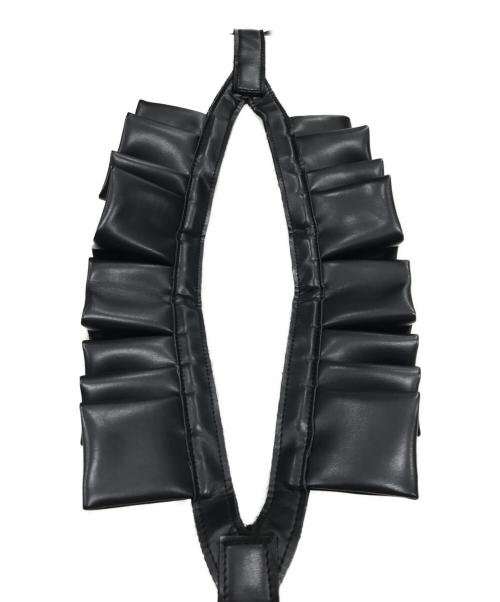 COMME des GARCONS GIRL（コムデギャルソンガール）COMME des GARCONS GIRL (コムデギャルソンガール) フリルハーネスベスト ブラックの古着・服飾アイテム