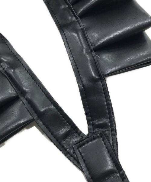 COMME des GARCONS GIRL（コムデギャルソンガール）COMME des GARCONS GIRL (コムデギャルソンガール) フリルハーネスベスト ブラックの古着・服飾アイテム