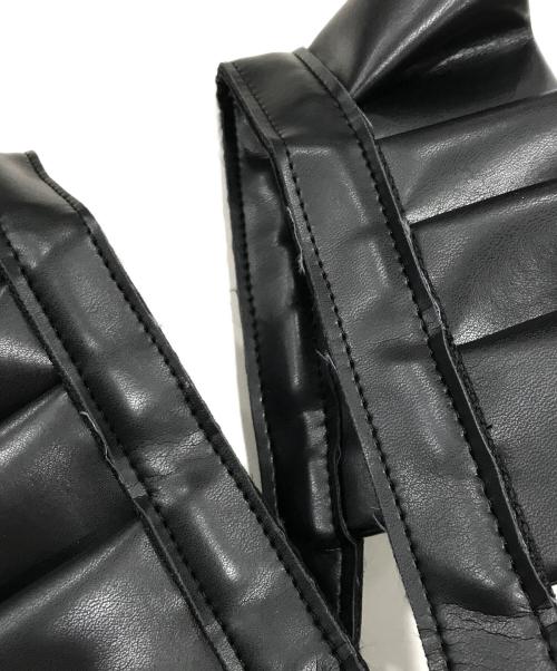 COMME des GARCONS GIRL（コムデギャルソンガール）COMME des GARCONS GIRL (コムデギャルソンガール) フリルハーネスベスト ブラックの古着・服飾アイテム