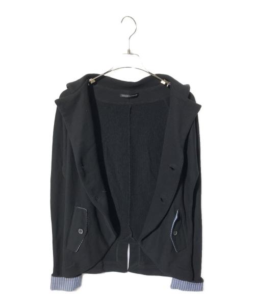 Y's（ワイズ）Y's (ワイズ) スウェットテーラードジャケット ブラック サイズ:SIZE 2の古着・服飾アイテム
