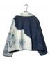 慈雨 (ジウ) ブリーチフラワージャケット ブルゾン ブルー サイズ:40：13000円