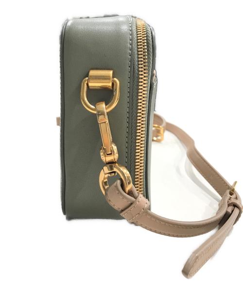 CHARLES & KEITH（チャールズアンドキース）CHARLES & KEITH (チャールズアンドキース) ダブルジップクロスボディバッグ グリーンの古着・服飾アイテム
