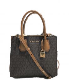 MICHAEL KORS（マイケル・コース）の古着「シグネチャー2WAYバッグ」｜ブラウン