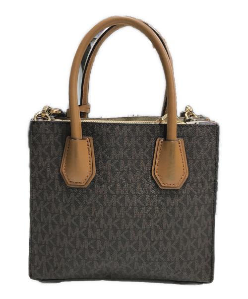MICHAEL KORS（マイケル・コース）MICHAEL KORS (マイケル・コース) シグネチャー2WAYバッグ ブラウンの古着・服飾アイテム